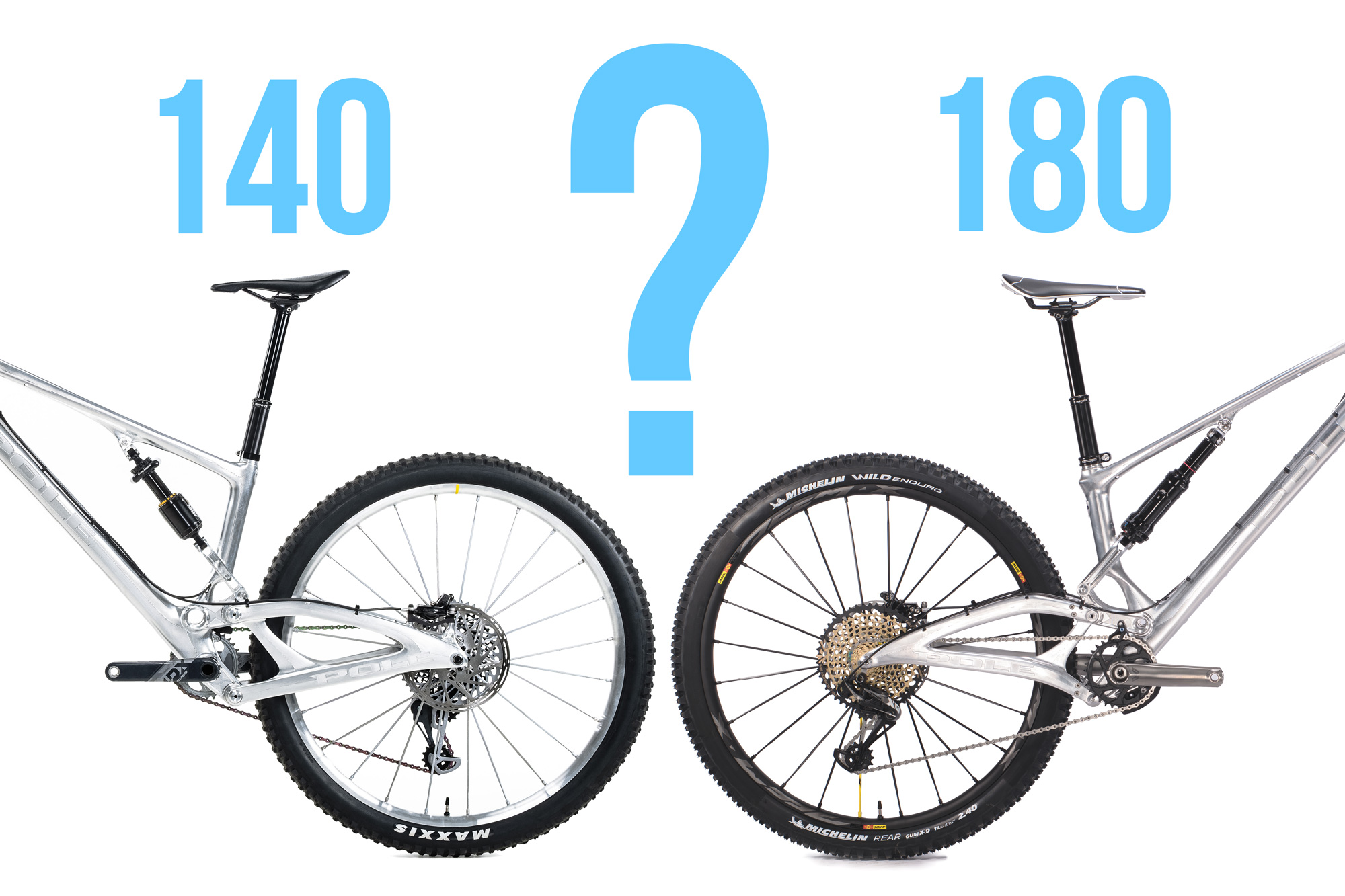 What is the difference between Stamina 140 and 180 - Pole Bicycles